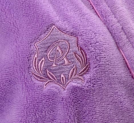 Халат женский трига шалька "AMBIELLA A-1295" лиловый, L/XL