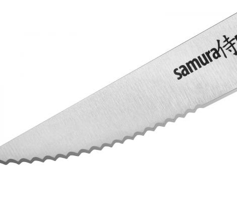 Нож кухонный &quot;Samura Bamboo&quot; для стейка 110мм, AUS-8 (с тату)