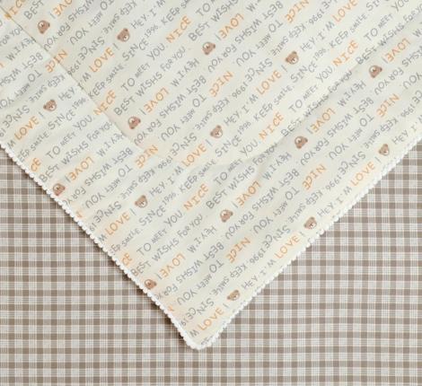 Постельное белье детское с одеялом "Sofi de Marko" Тэдди Сатин, 1,5 спальный