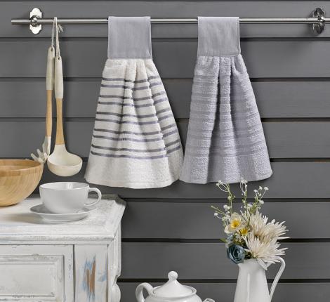 Кухонные полотенца махровые &quot;KARNA&quot; LIMBO 30x30 1/2 , V5