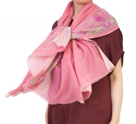 Шаль хлопковая "AMBEL ROSE", 120х190