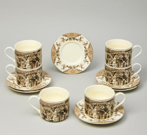 Чайный набор "RENDEZVOUS" 165-576 на 6 персон, 12 предметов (350 мл)