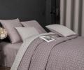 Постельное белье с одеялом "Kazanov.A." Кемер (лаванда платина) Муслин, 1,5 спальный