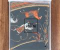 Скатерть с пропиткой "PASSAGE" 140х180 см, синий с белым