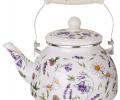 Чайник эмалированный "FLOWER STORY", 2,6 л