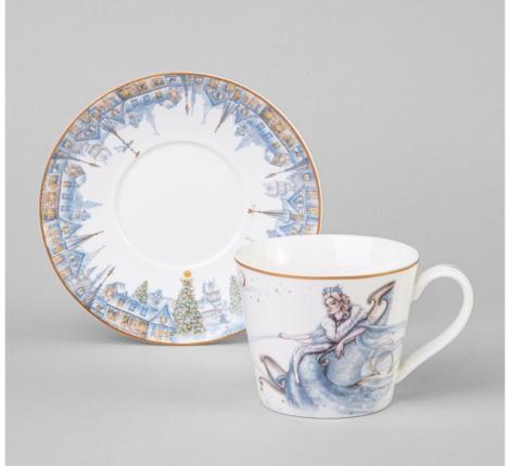 Чайная пара "СНЕЖНАЯ КОРОЛЕВА" 590-624, 300 мл