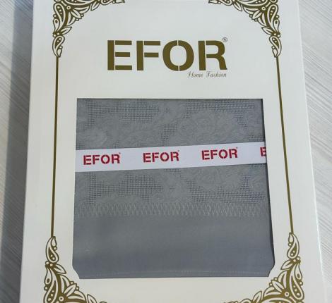 Скатерть EFOR "DORE" 160х220, серый