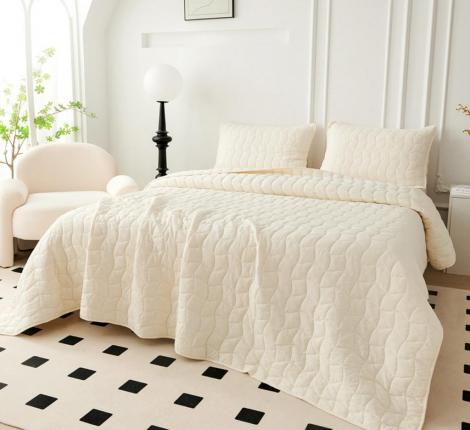 Покрывало "Sofi de Marko" Минелла (молоко) Жатый сатин, 230х250