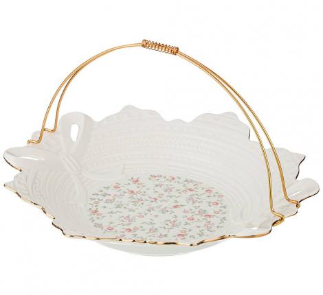 Блюдо с металлической ручкой "ФАБЬЕН", диаметр 26 см