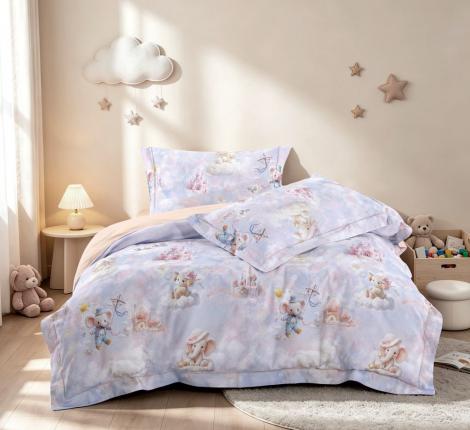 Постельное бельё "Asabella" 2463-4XS Фланель, 1,5 спальный