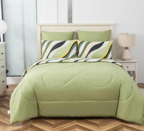 Постельное белье с одеялом "Sofi de Marko" Ришелье №35 Сатин, Семейный