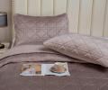 Покрывало велюровое "Kazanov.A." Dori (серый беж), 240х260