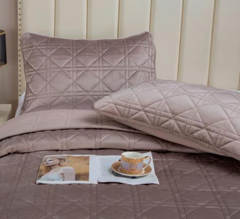 Покрывало велюровое "Kazanov.A." Dori (серый беж), 240х260