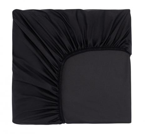 Простыня на резинке "Sofi de Marko" Трисс (черная) Полисатин, 160х200х20