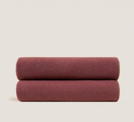 Плед Frati "SOFT VISCOSE" BORDEAUX (бордовый), 130x160