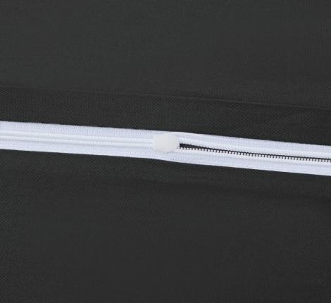 Постельное бельё "KARTEKS" сатин однотонный с кантом HK-08 (тёмно-серый), Евро