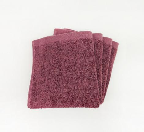 Набор махровых салфеток "Sofi de Marko" Джоди 30х30(4шт), пурпурный