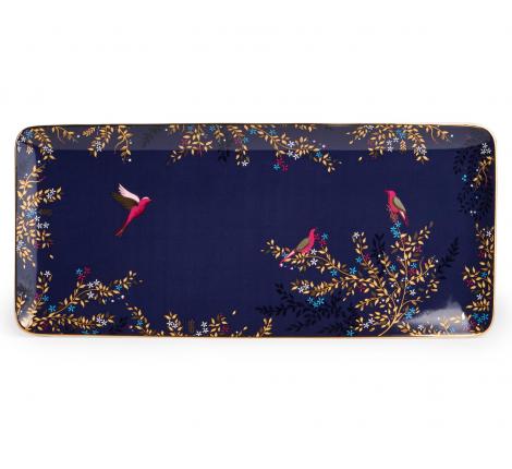 Блюдо "GOLDEN BIRDS" 419-148, 36*16*1,5 см