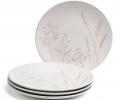 Набор обеденных тарелок 4 штуки "GRASSES" 191-338-1, диаметр 27 см