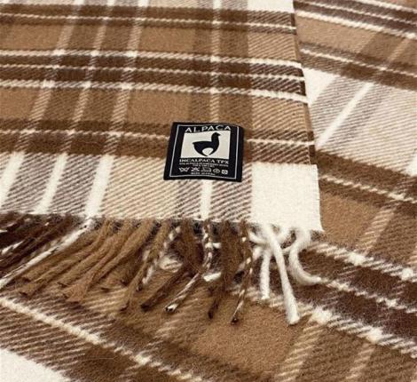 Плед INCALPACA (55% шерсть альпака, 45% шерсть мериноса) PP-26, 170x210