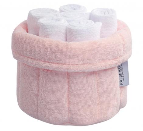 Набор махровых полотенец "Sofi de Marko" Donna (розовый), 30х30-6шт.