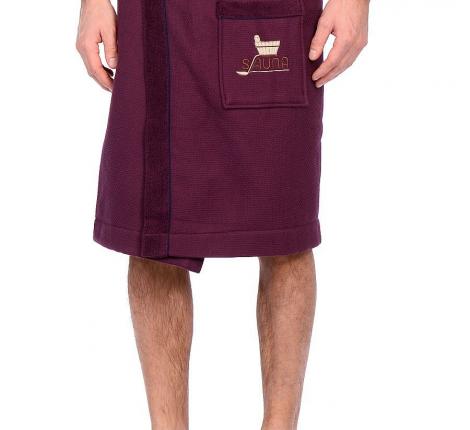 Набор для сауны мужской Maison Dor "DUFOUR" (баклажан)