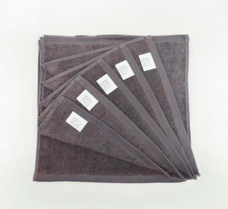 Набор махровых салфеток "Sofi de Marko" Бруна 30х30(6шт), мокко