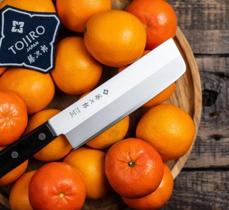 Кухонный нож Накири "TOJIRO" F-315, длина лезвия 165 мм