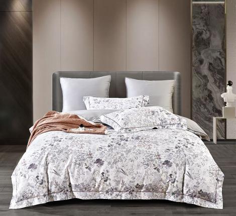 Постельное белье "Asabella" 2255-6 Мако-Сатин, Евро