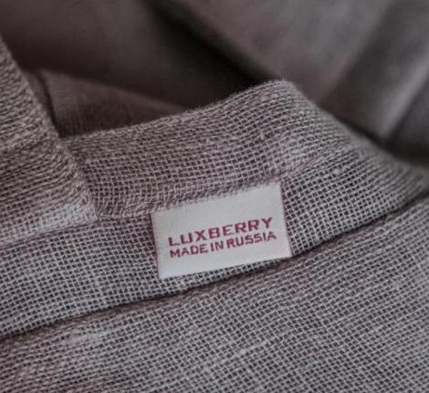 Штора со складками на петлях "МИСТРАЛЬ" 140х295 см, серая пейна