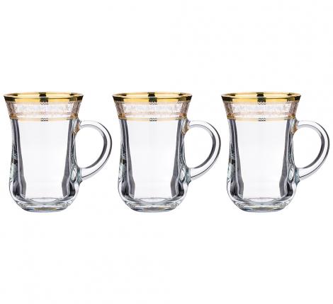 Набор кружек "GOLD PROVENCE" ЗОЛОТО, 175 мл.