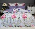 Постельное бельё с одеялом "Kazanov.A." Зарина (лаванда) Сатин, Евро
