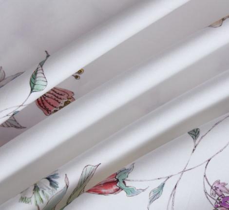 Постельное белье с одеялом "Asabella" 2231-2OSP Мако-Сатин, Семейный