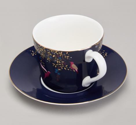 Чайная пара "GOLDEN BIRDS" 419-127, 220 мл