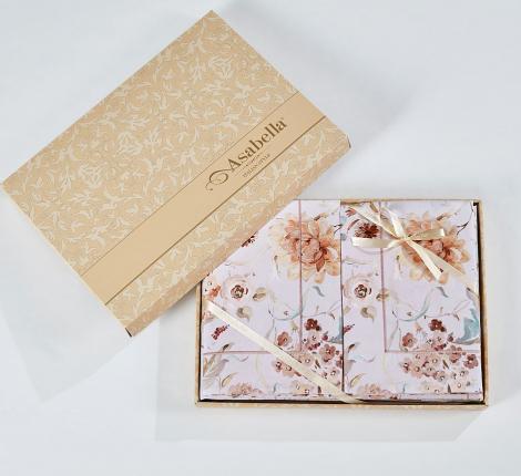 Постельное белье "Asabella" 2264-7 Мако-Сатин, Семейный