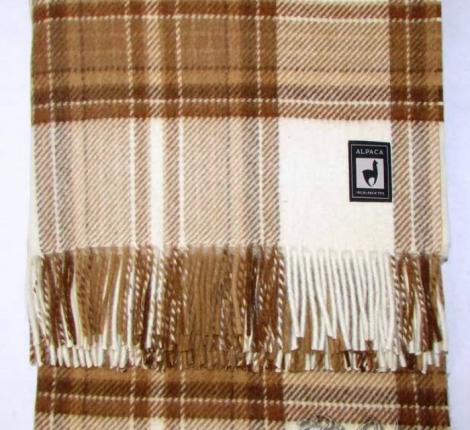 Плед INCALPACA (55% шерсть альпака, 45% шерсть мериноса) PP-35, 150x200