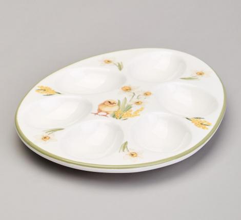 Блюдо для 6 яиц "SUNDAY", 20,5*16*2,5 см