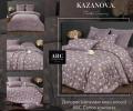 Постельное белье с одеялом "Kazanov.A." Долорес (капучино вино россо) Велюр/Egypt Cotton, 1,5 спальный