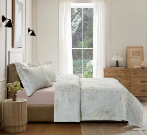 Постельное бельё с одеялом "Asabella" 2344-OMP Сатин, Евро