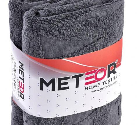 Комплект махровых полотенец "METEOR" (50x90/2 шт.) PATAYA, антрацит