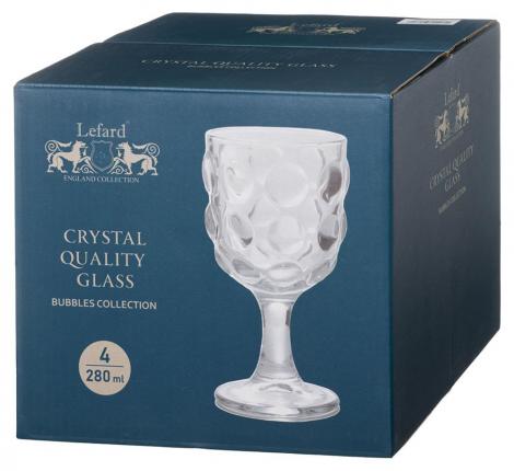 Набор бокалов 4 штуки "BUBBLES", 280 мл
