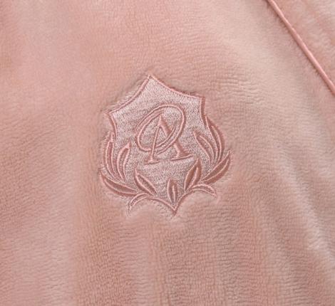 Халат женский трига шалька "AMBIELLA A-1295" светлая пудра, 2XL