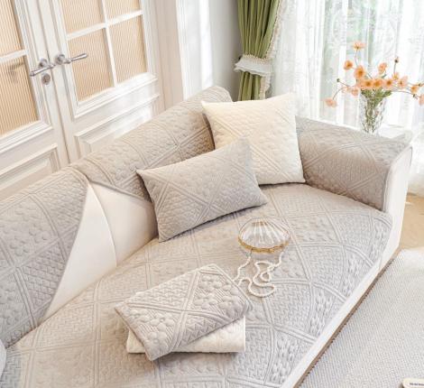 Накидка на диван Tango "Sofa" АБСТРАКЦИЯ 90x160 (2 шт.), натуральный