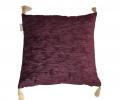 Наволочка декоративная "Sofi de Marko" Эстер (бордо) Жаккард, 45х45