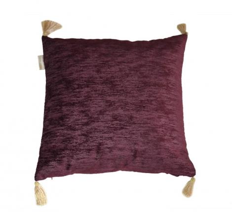 Наволочка декоративная "Sofi de Marko" Эстер (бордо) Жаккард, 45х45