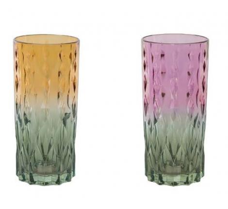 Набор высоких стаканов 6 штук "MISTRAL" хрустальное стекло, высота 15 см