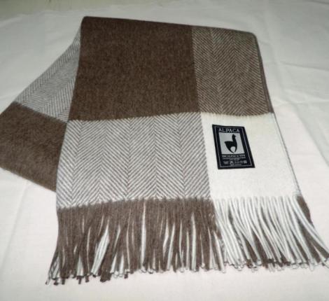 Плед INCALPACA (55% шерсть альпака, 45% шерсть мериноса) PP-63, 150x200