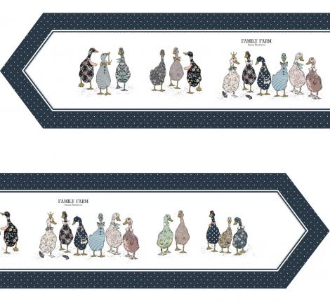 Дорожка на стол "FAMILY FARM" 45Х215 см, синий