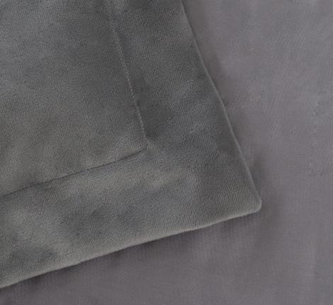 Постельное белье с одеялом "Sofi de Marko" Энрике (серый) Велюр, Евро