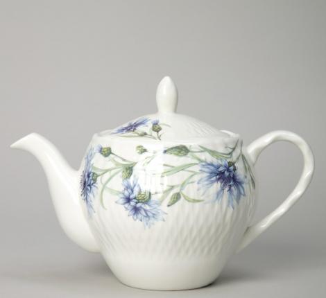 Чайный сервиз "ВАСИЛЬКИ" на 6 персон, 14 предметов